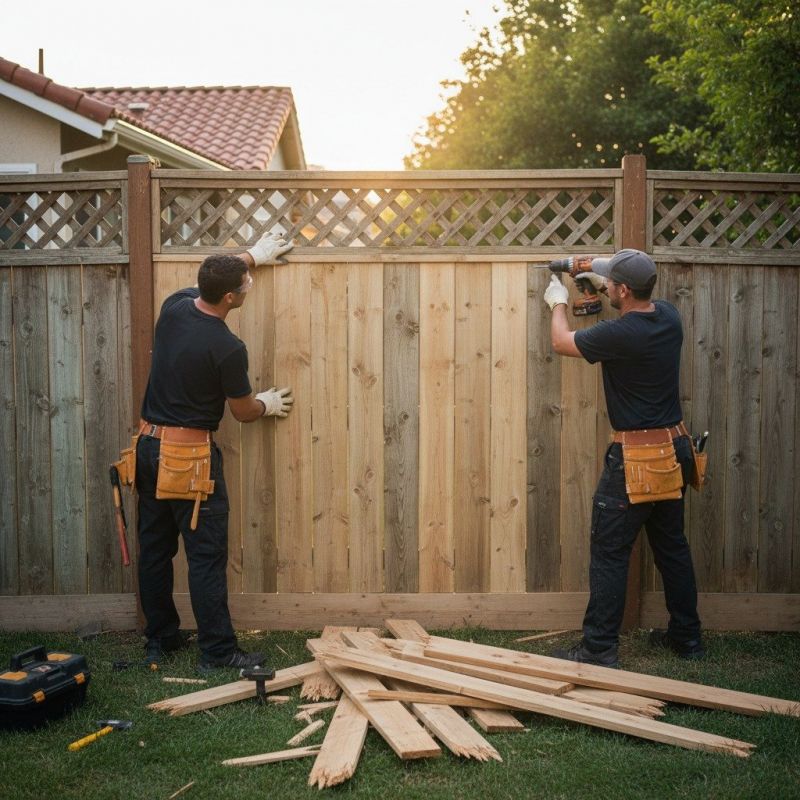 Wooden Fence Repair