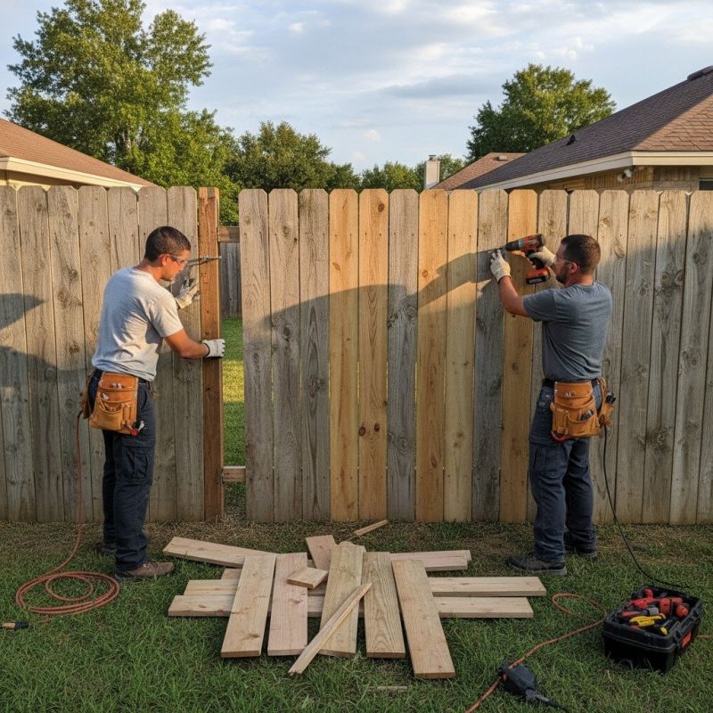 Wooden Fence Repair