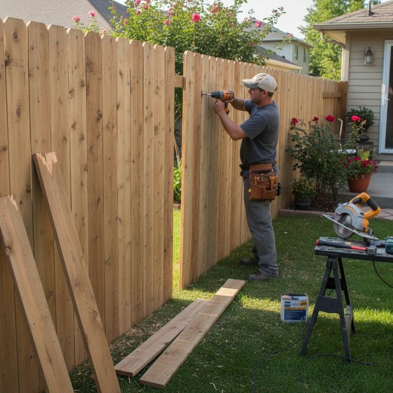 Wooden Fence Repair