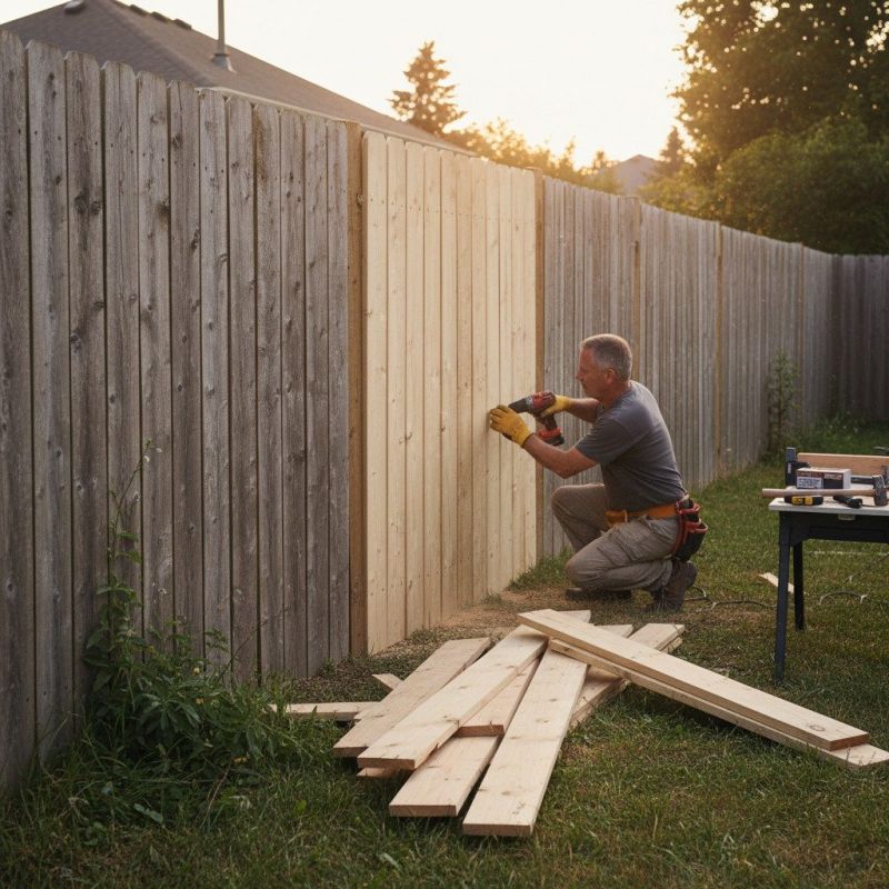 Wooden Fence Repair