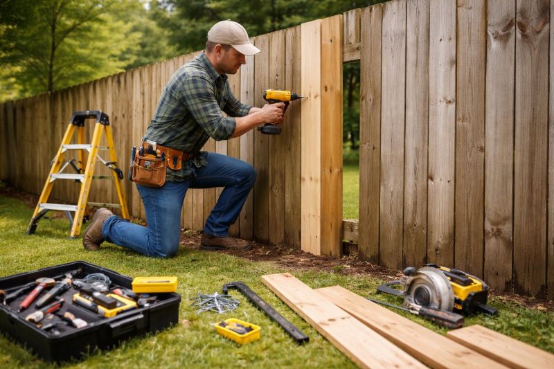 Wood Fence Repair Service