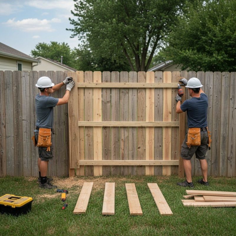 Local Wooden Fence Repair pros at work